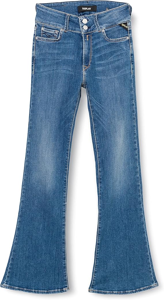 replay 女士 newluz flare 牛仔裤